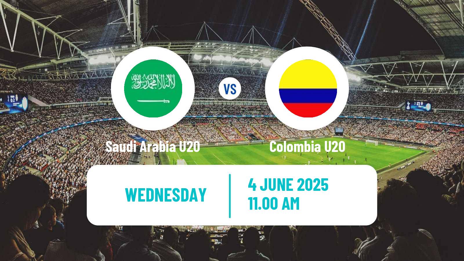 Soccer Friendly Saudi Arabia U20 - Colombia U20