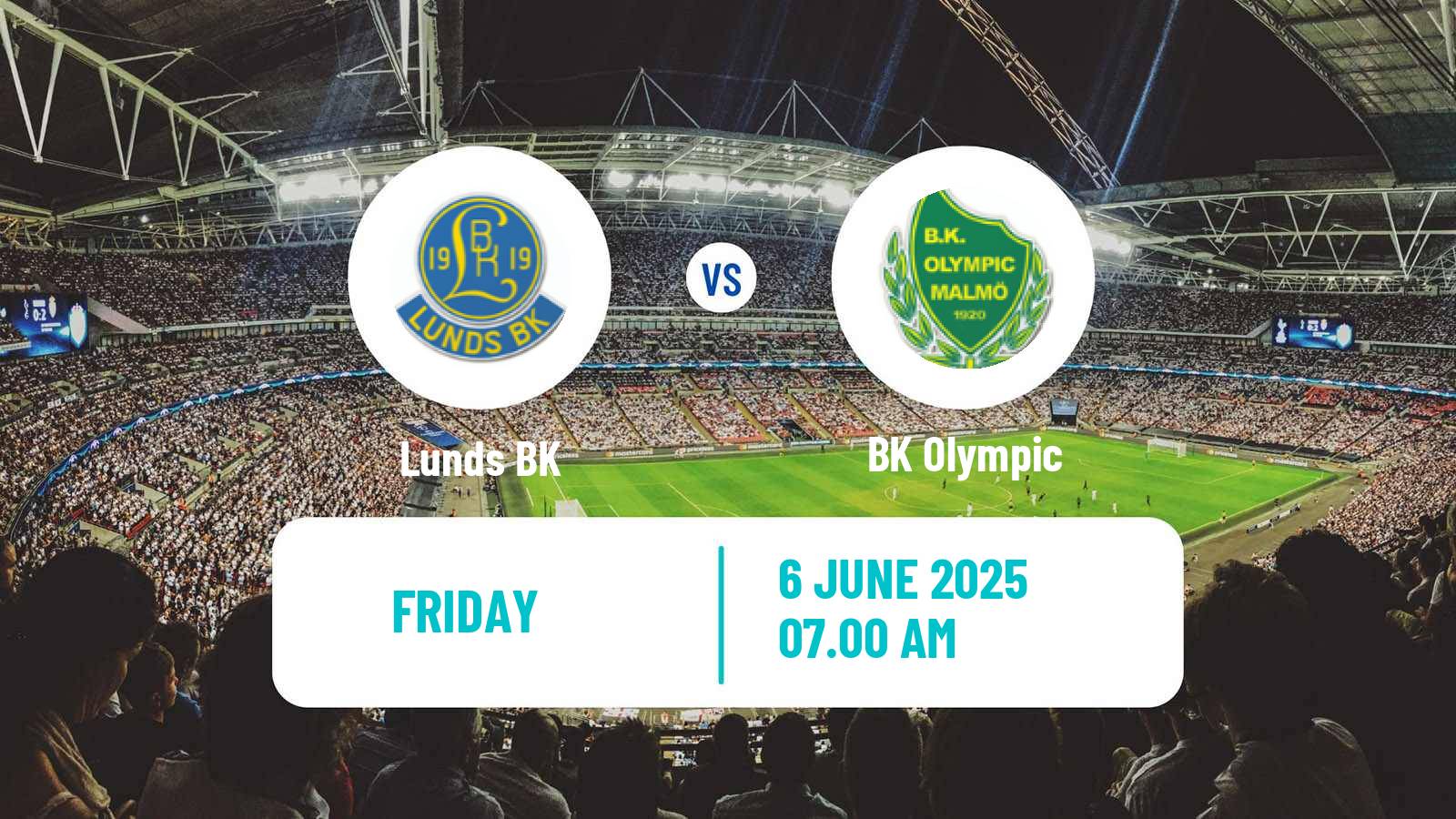 Football Swedish Division 1 Södra Lunds - Olympic