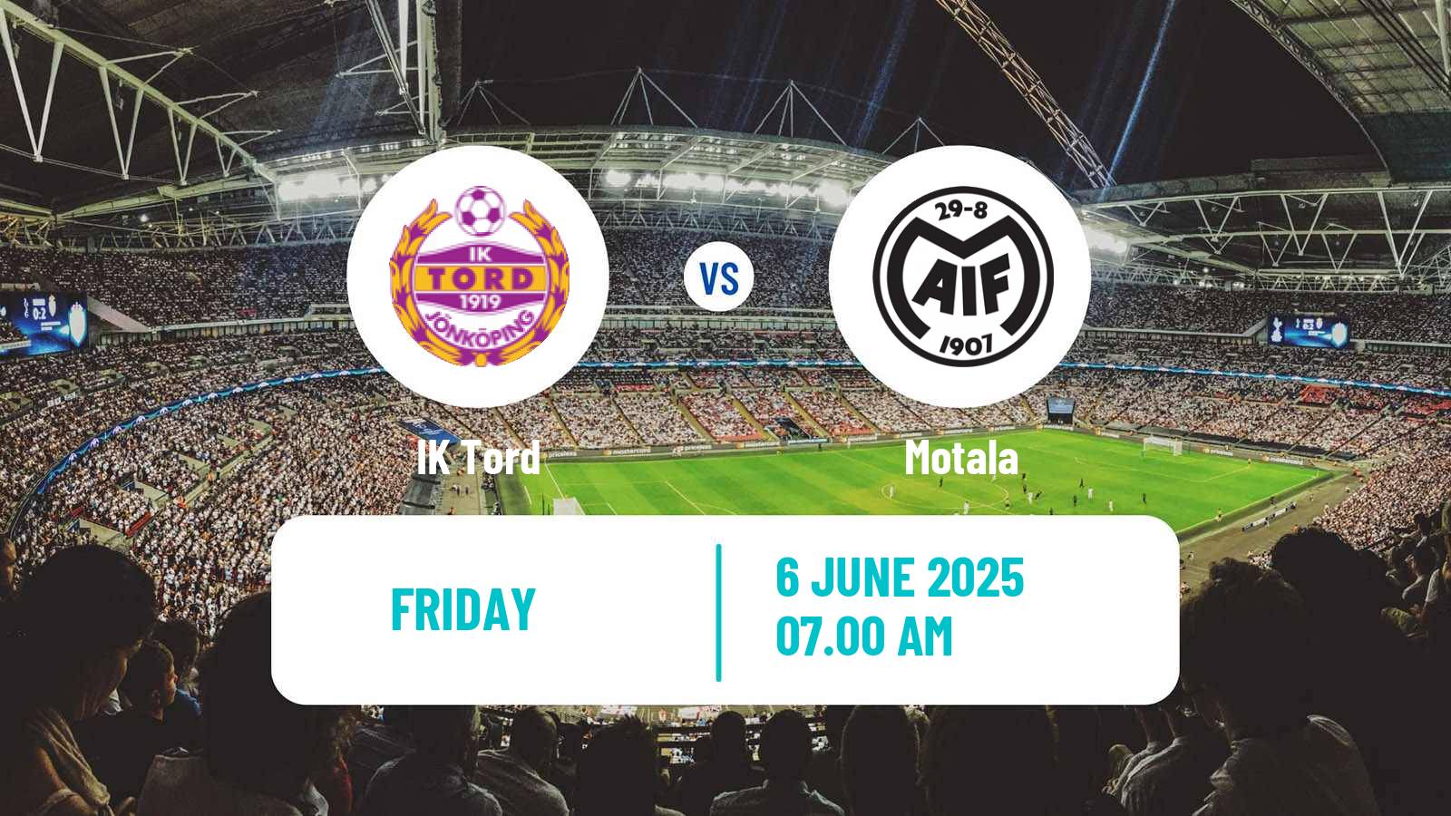 Soccer Swedish Division 2 - Norra Götaland Tord - Motala