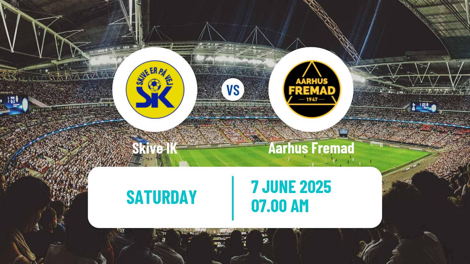 Soccer Danish 2 Division Skive IK - Aarhus Fremad