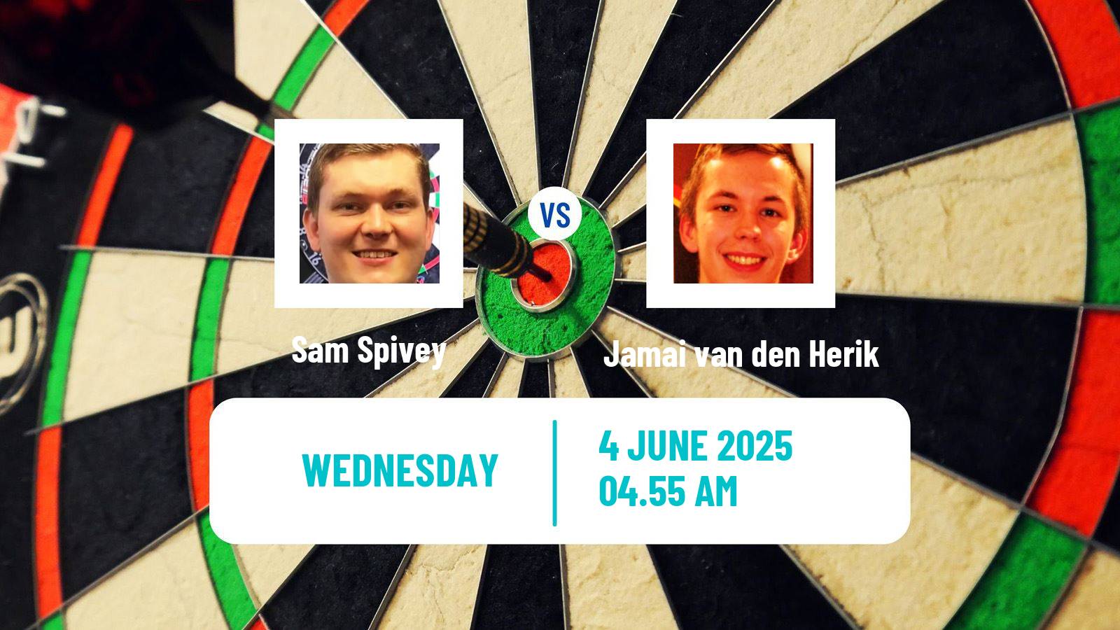 Darts Modus Super Series Sam Spivey - Jamai van den Herik