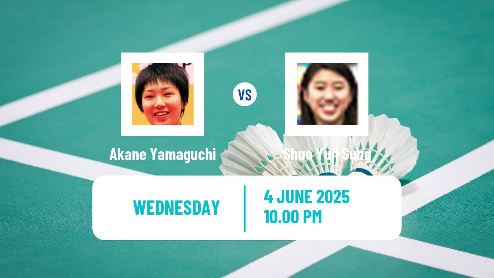 Badminton BWF World Tour Indonesia Open Women Akane Yamaguchi - Shuo Yun Sung