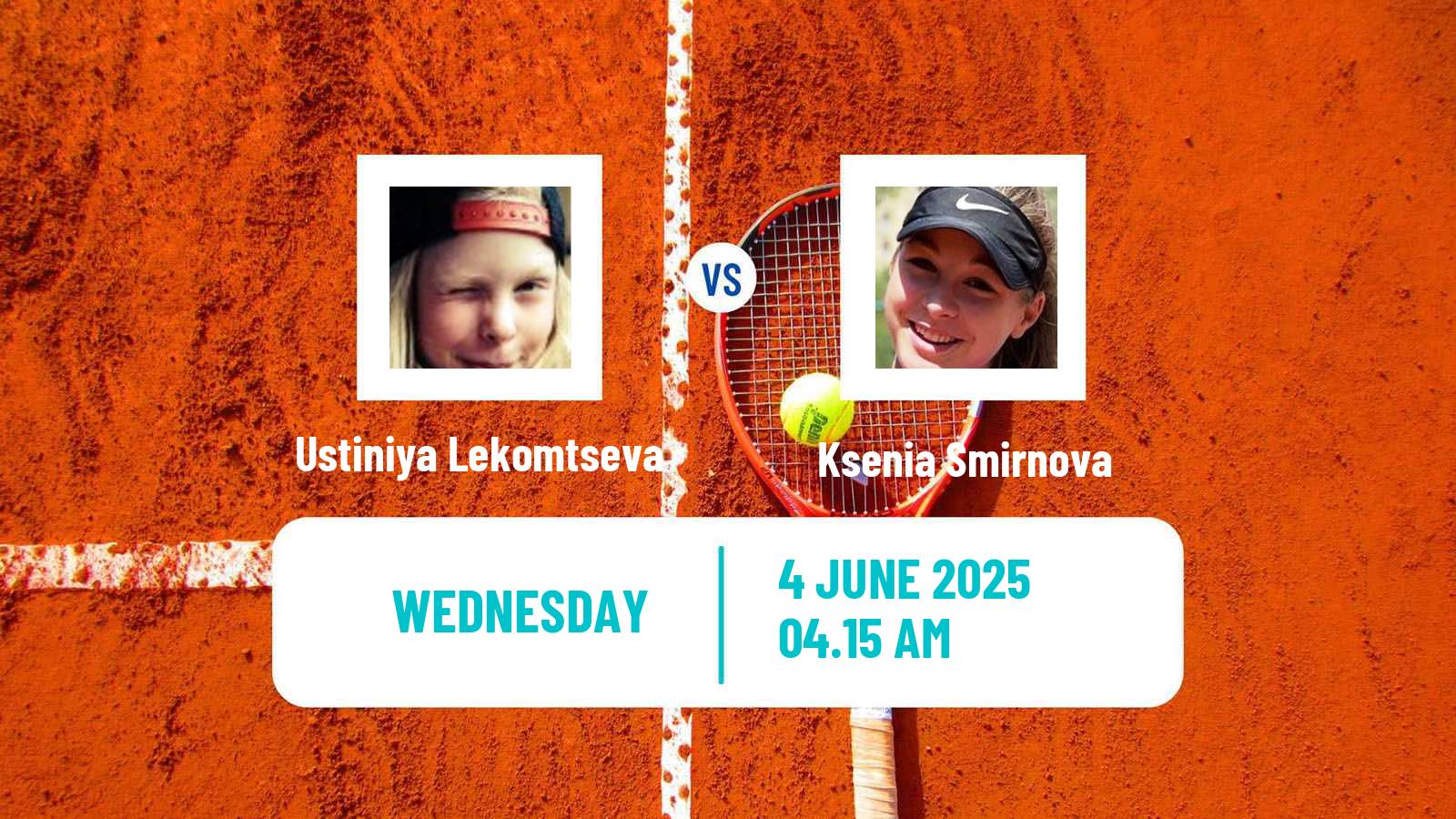 Tennis ITF W15 Tashkent Women Ustiniya Lekomtseva - Ksenia Smirnova