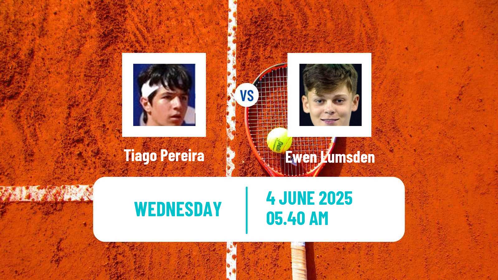 Tennis ITF M25 Monastir Men Tiago Pereira - Ewen Lumsden