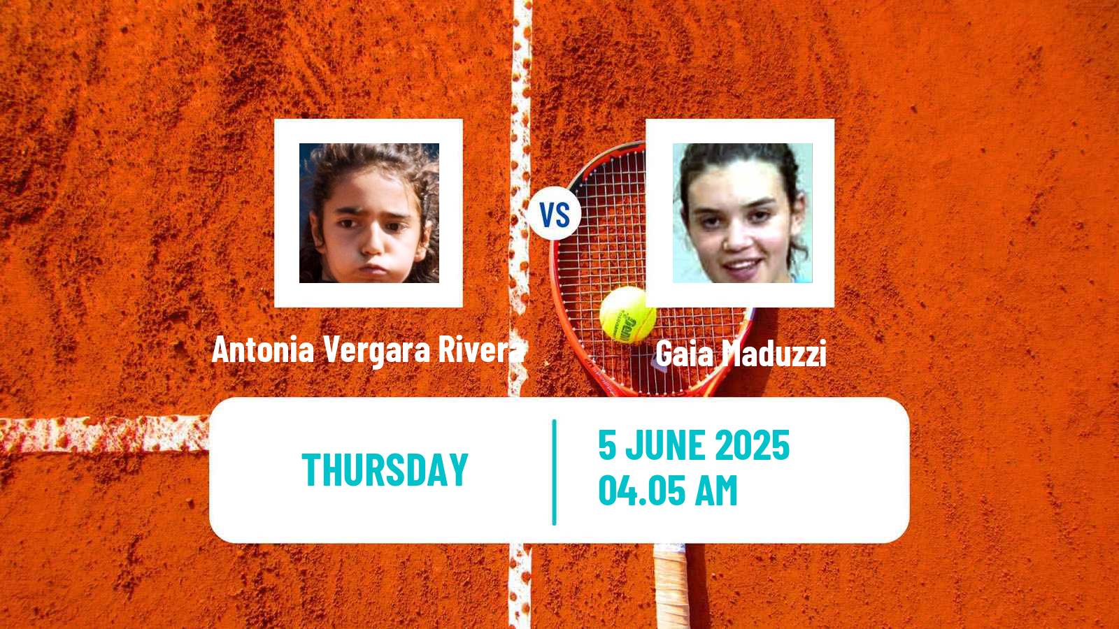 Tennis ITF W15 Kursumlijska Banja 5 Women Antonia Vergara Rivera - Gaia Maduzzi