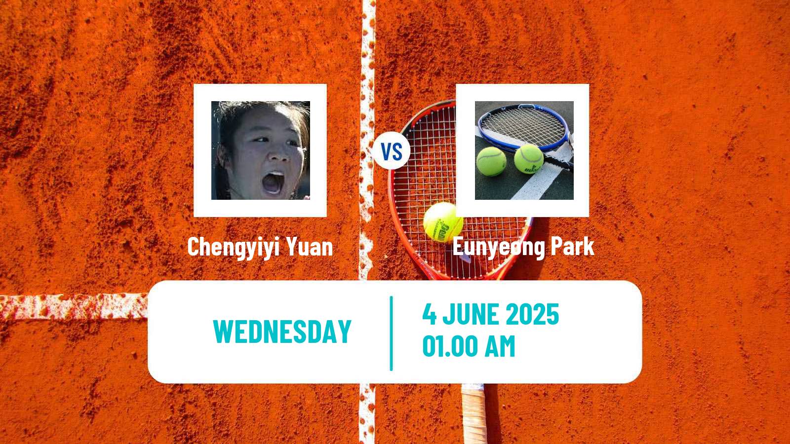 Tennis ITF W15 Maanshan 6 Women Chengyiyi Yuan - Eunyeong Park