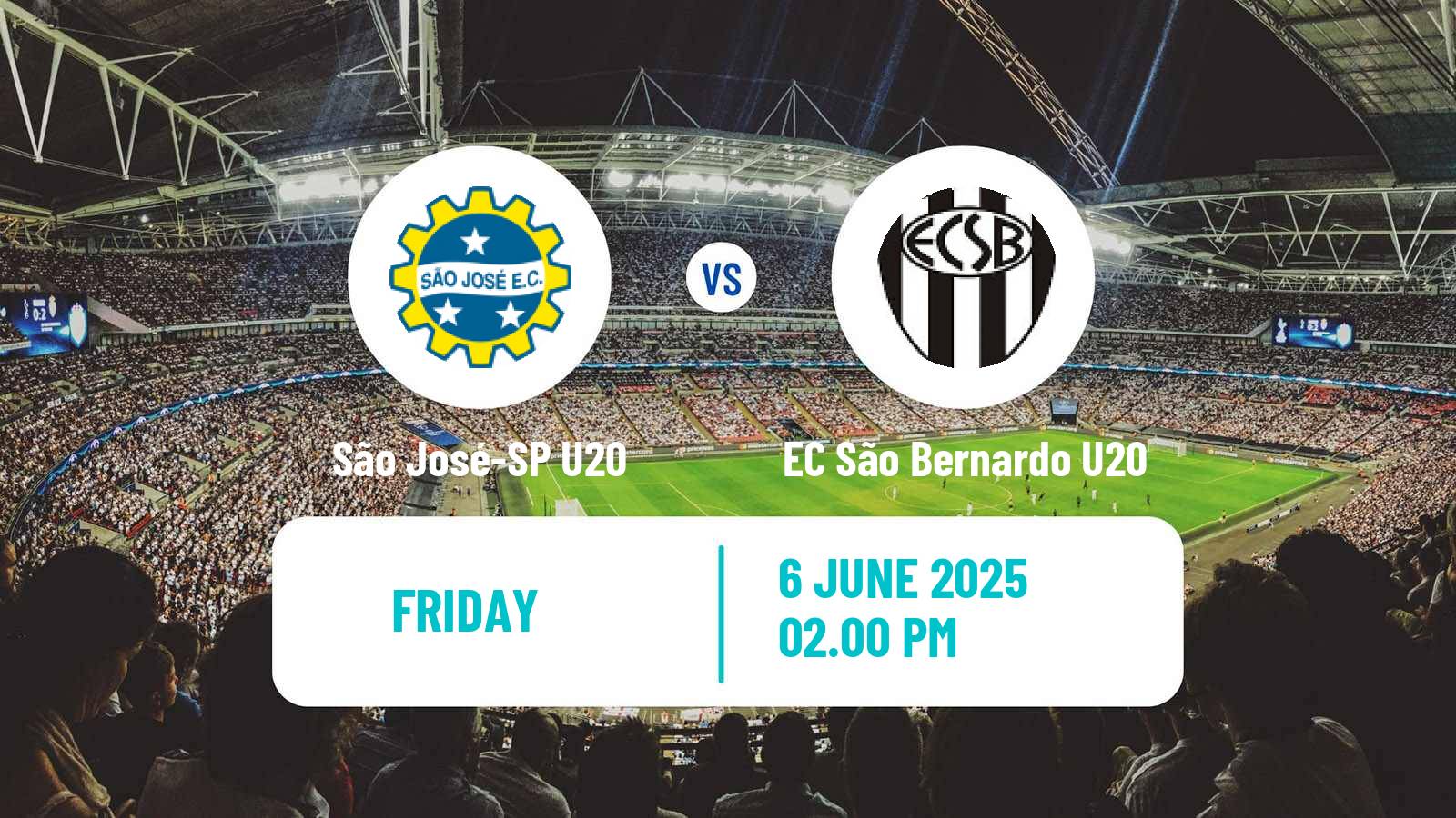 Soccer Brazilian Paulista U20 São José-SP U20 - EC São Bernardo U20