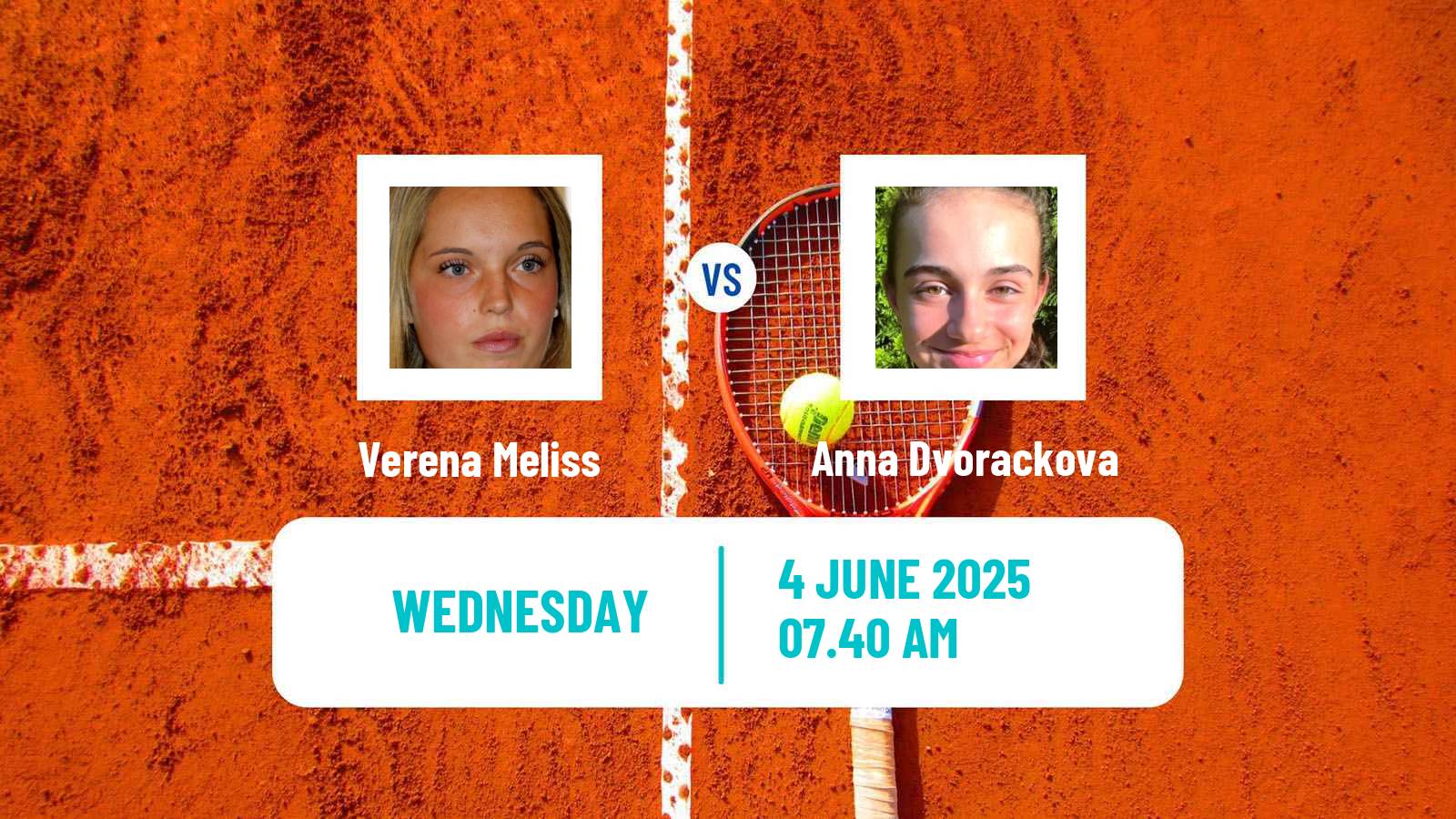 Tennis ITF W15 Osijek Women Verena Meliss - Anna Dvorackova