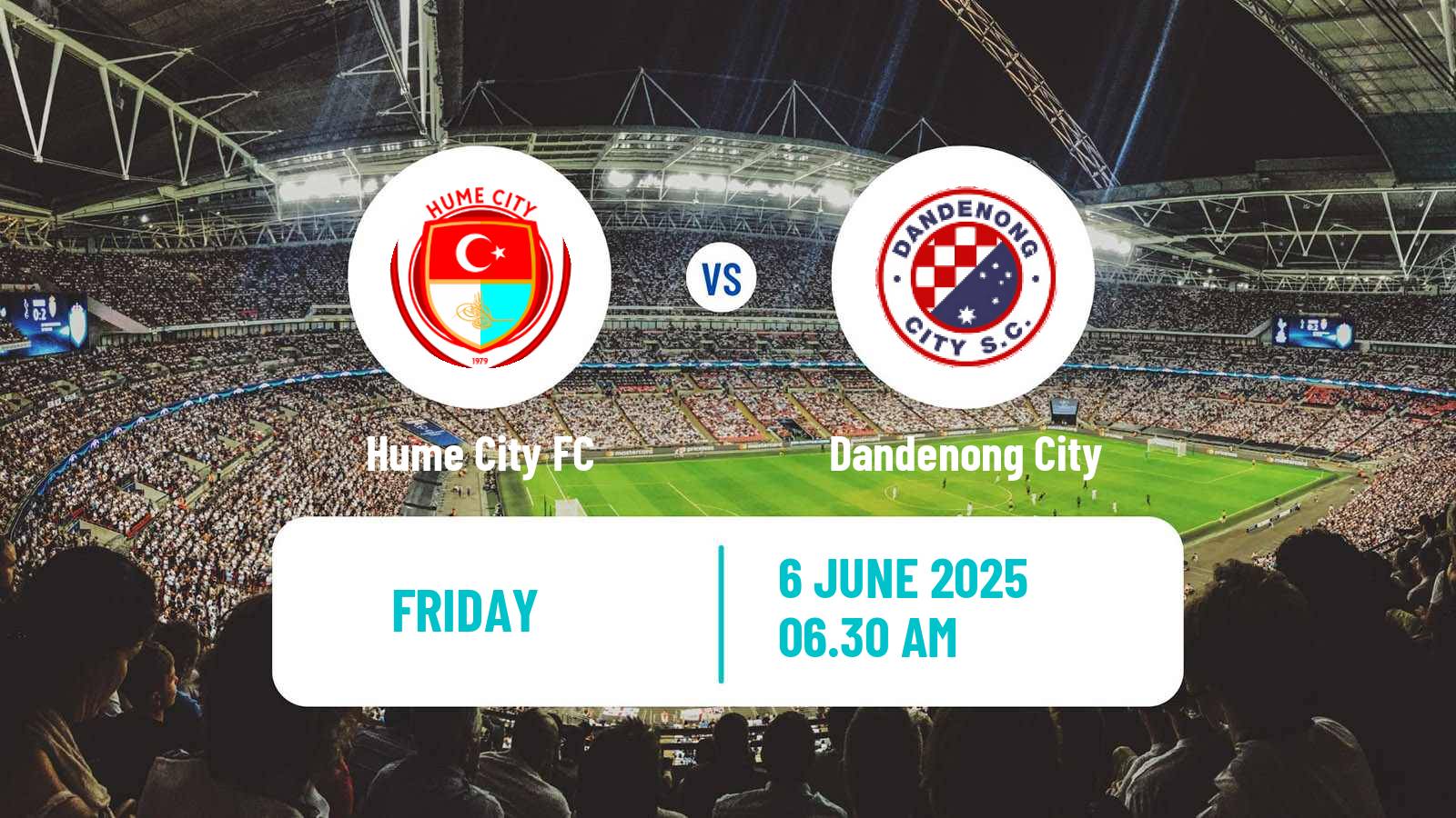 Soccer Australian NPL Victoria Hume City - Dandenong City