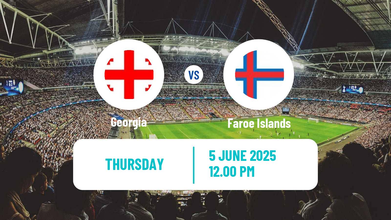 Soccer Friendly Georgia - Faroe Islands