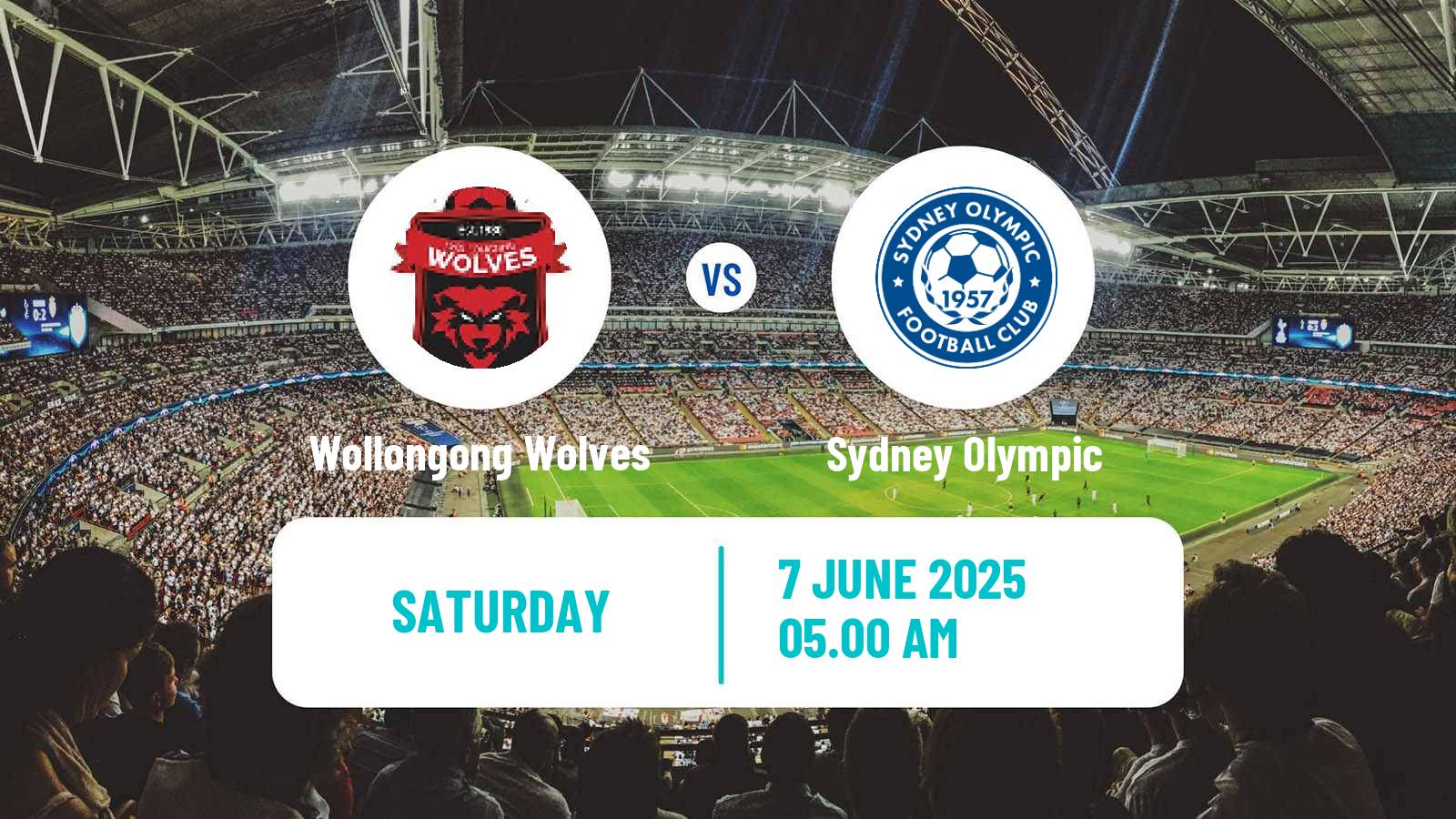 Soccer Australian NPL NSW Wollongong Wolves - Sydney Olympic