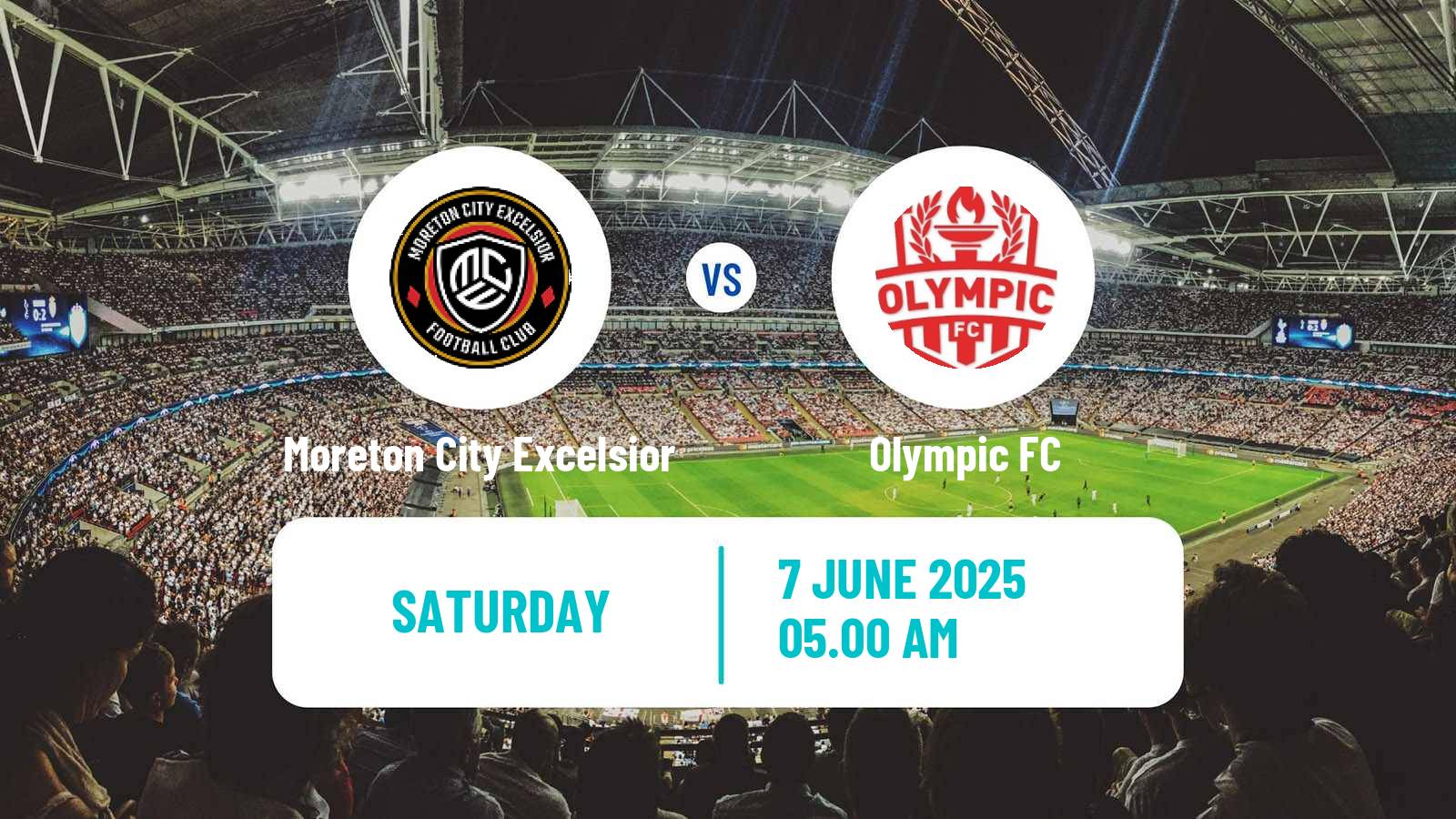 Football Australian NPL Queensland Moreton City Excelsior - Olympic FC