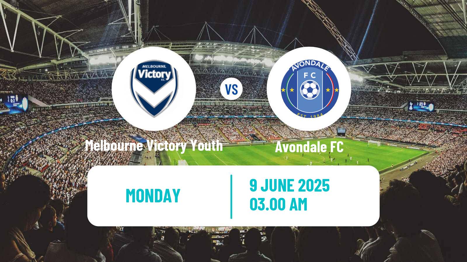Soccer Australian NPL Victoria Melbourne Victory Youth - Avondale