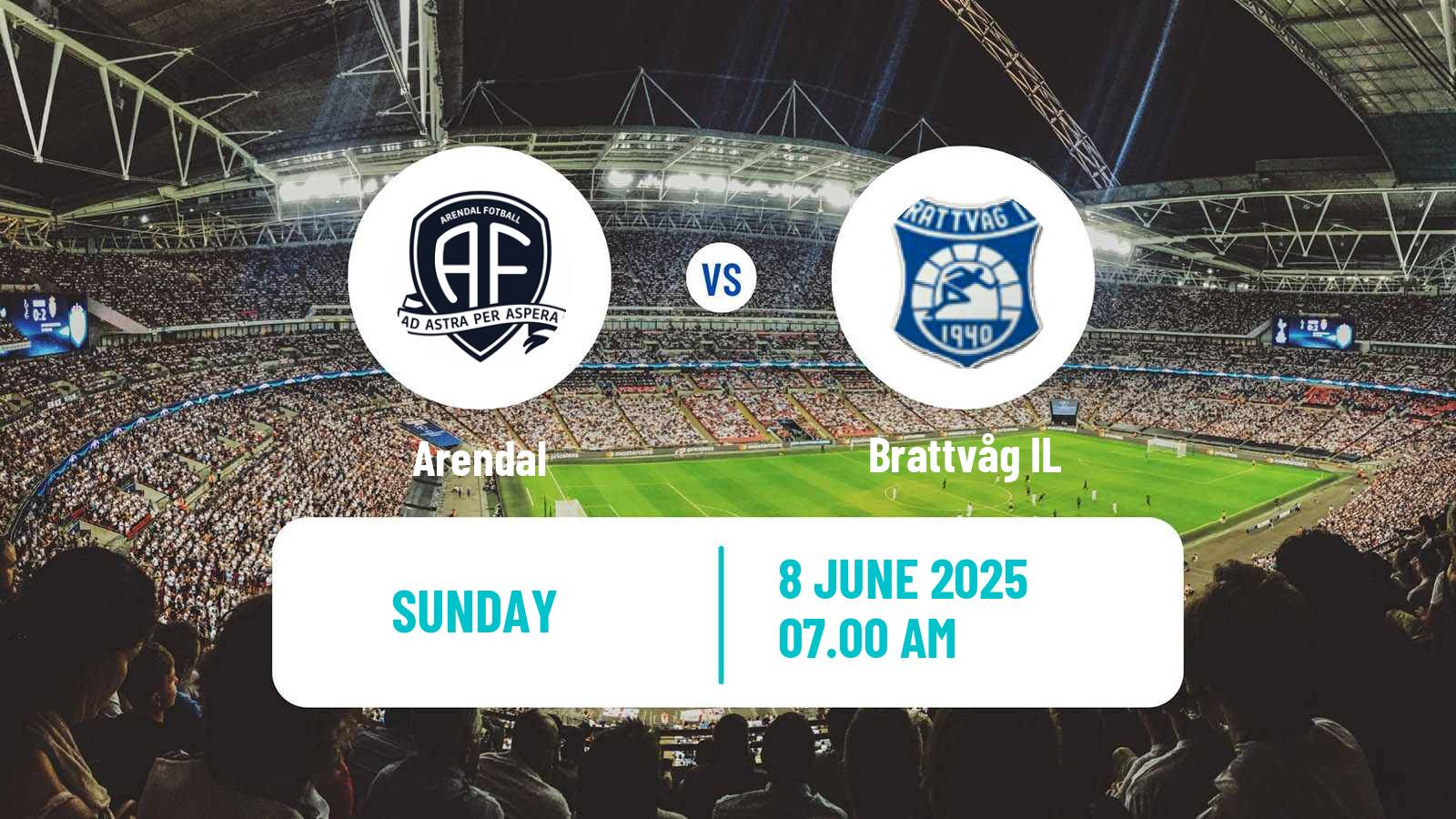 Soccer Norwegian Division 2 - Group 1 Arendal - Brattvåg