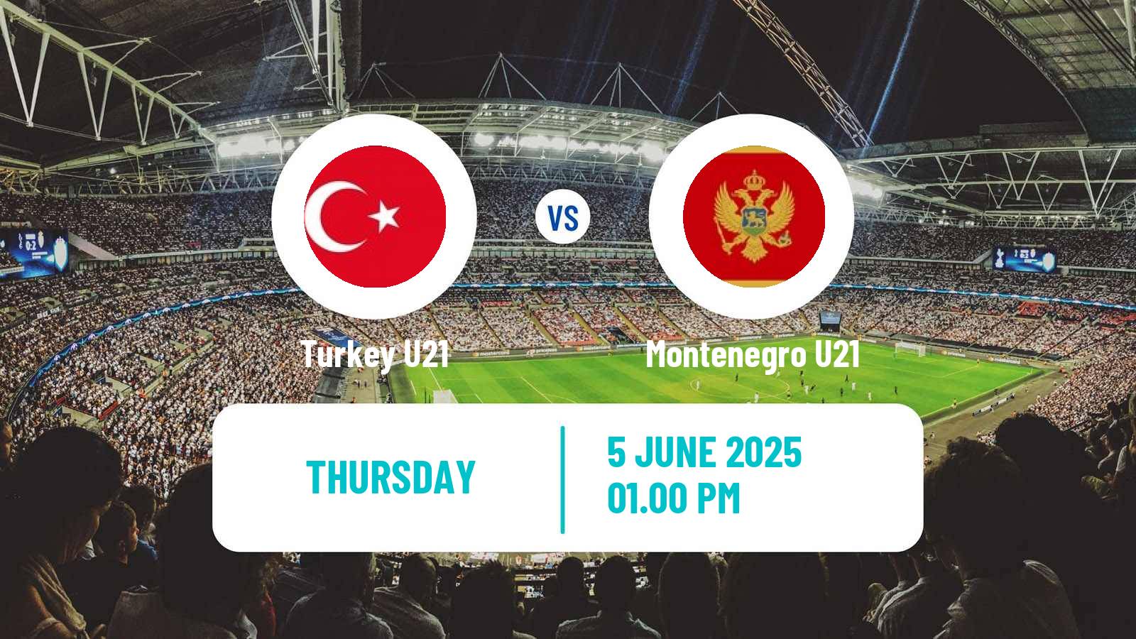 Soccer Friendly Turkey U21 - Montenegro U21