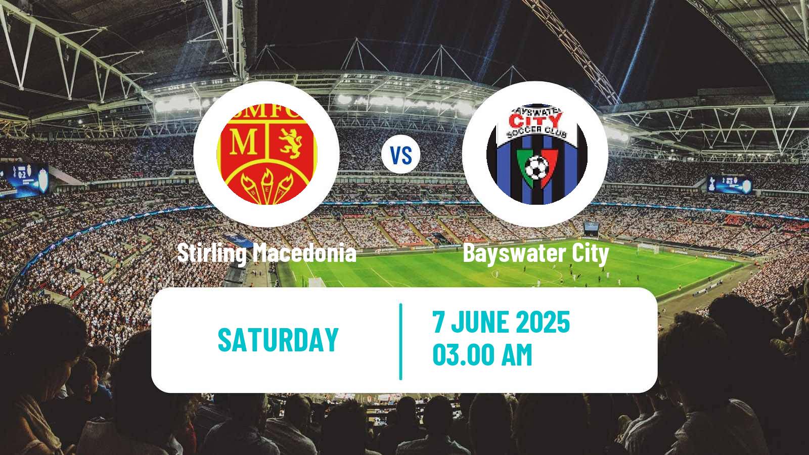 Soccer Australian NPL Western Australia Stirling Macedonia - Bayswater City