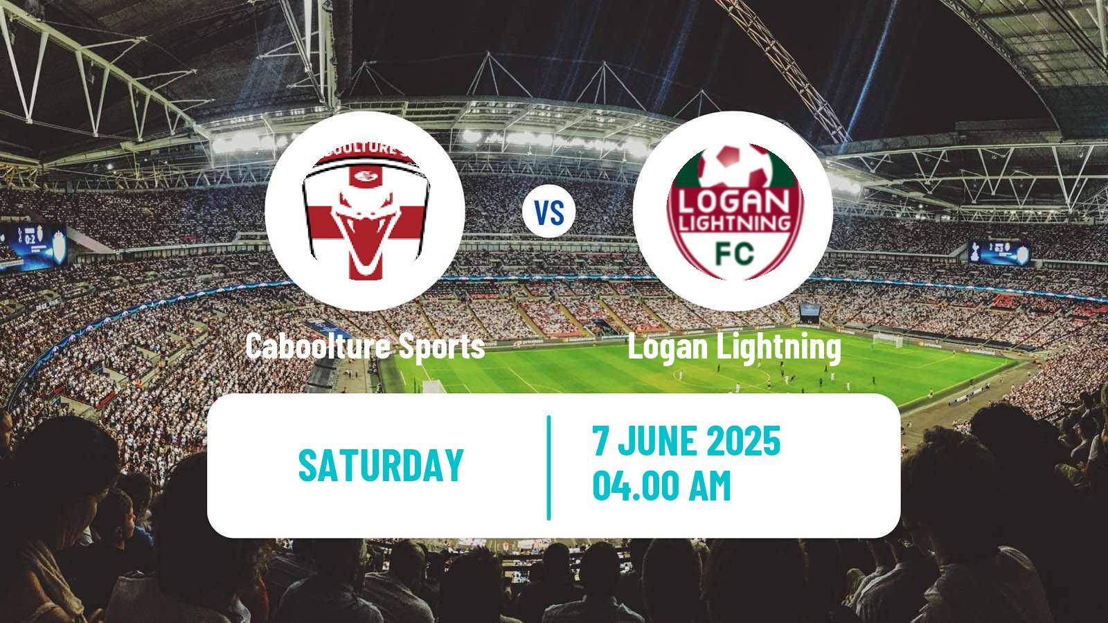 Soccer Australian Queensland Premier League Caboolture Sports - Logan Lightning