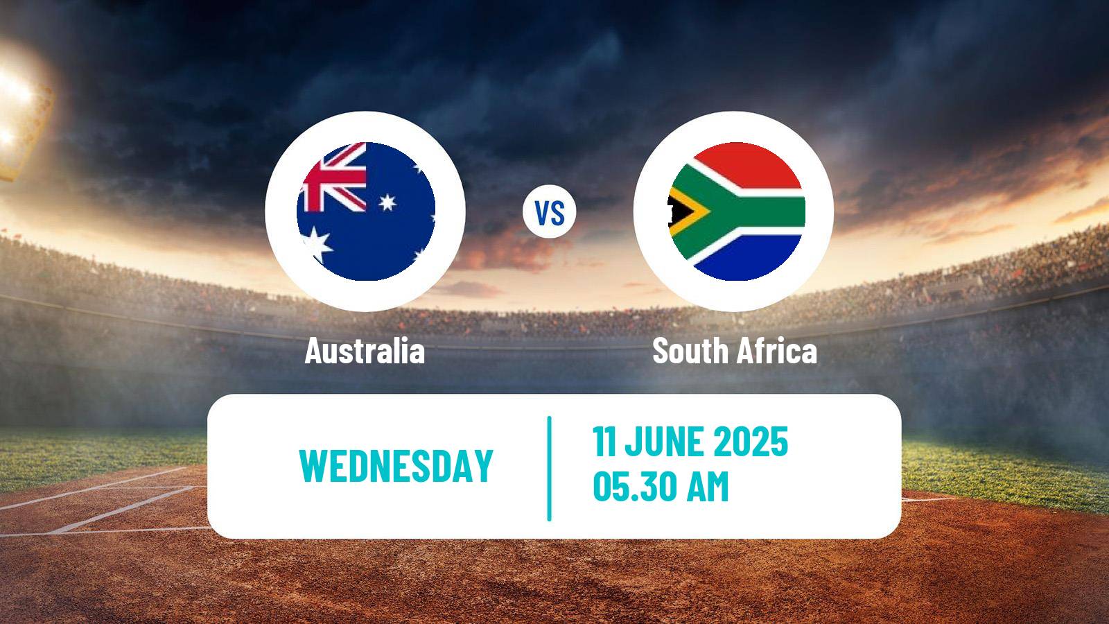 Cricket Test Series Australia - South Africa