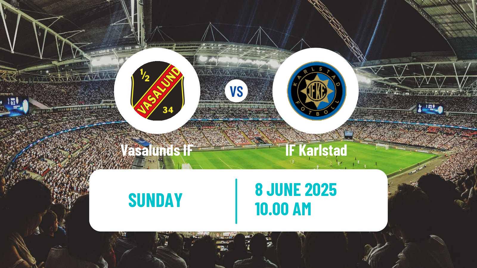Soccer Swedish Division 1 Norra Vasalund - Karlstad