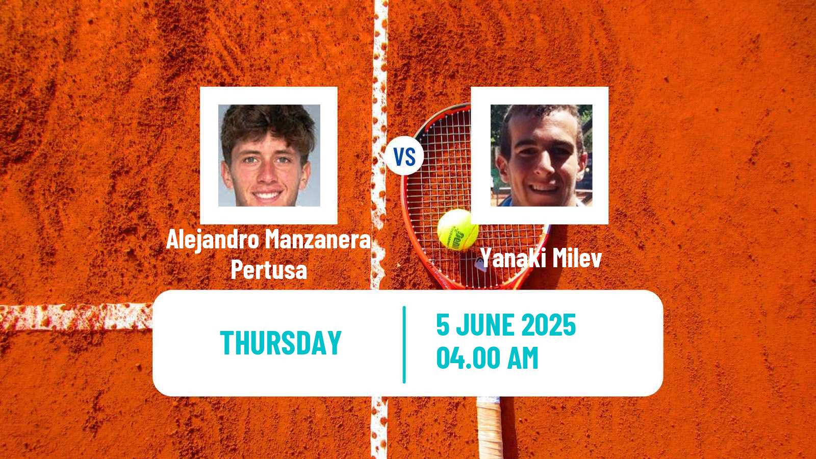 Tennis ITF M25 Cordoba Men Alejandro Manzanera Pertusa - Yanaki Milev