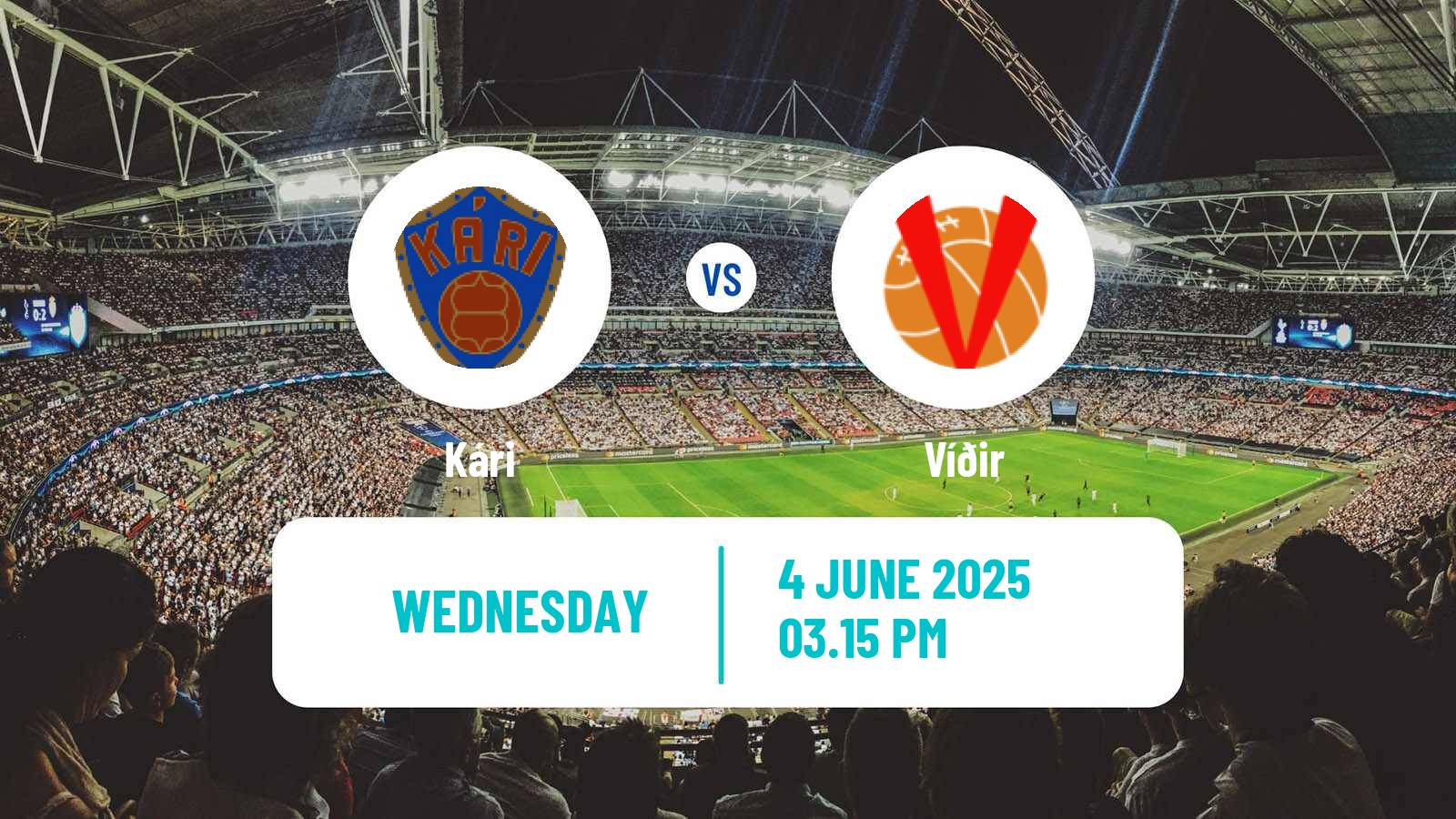 Soccer Icelandic Division 2 Kári - Víðir