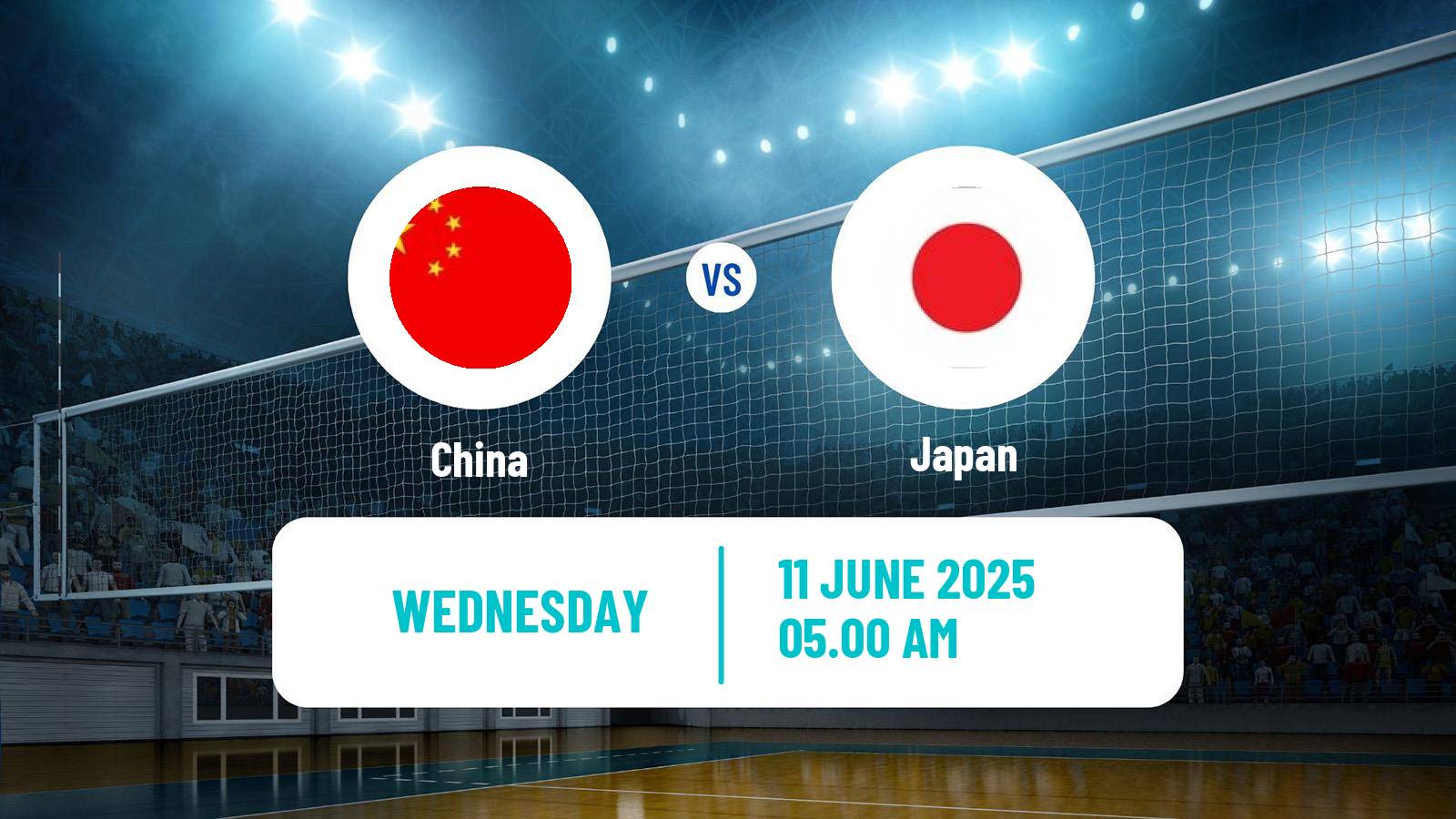 Volleyball Nations League Volleyball China - Japan