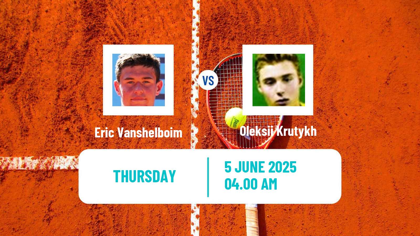 Tennis ITF M25 Belgrade Men Eric Vanshelboim - Oleksii Krutykh