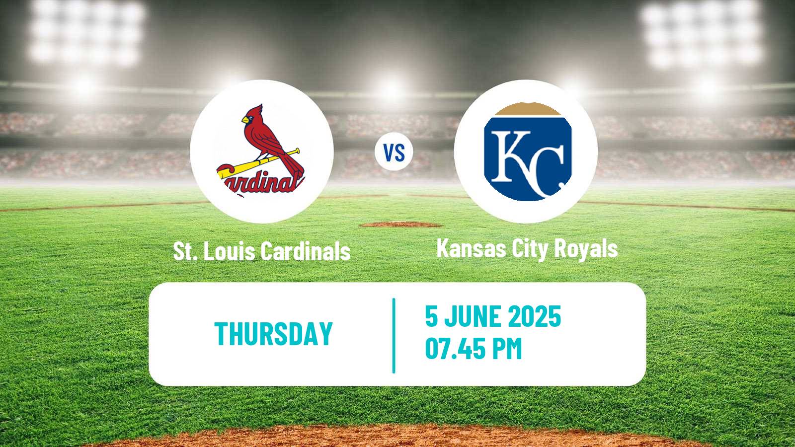 Baseball MLB St. Louis Cardinals - Kansas City Royals