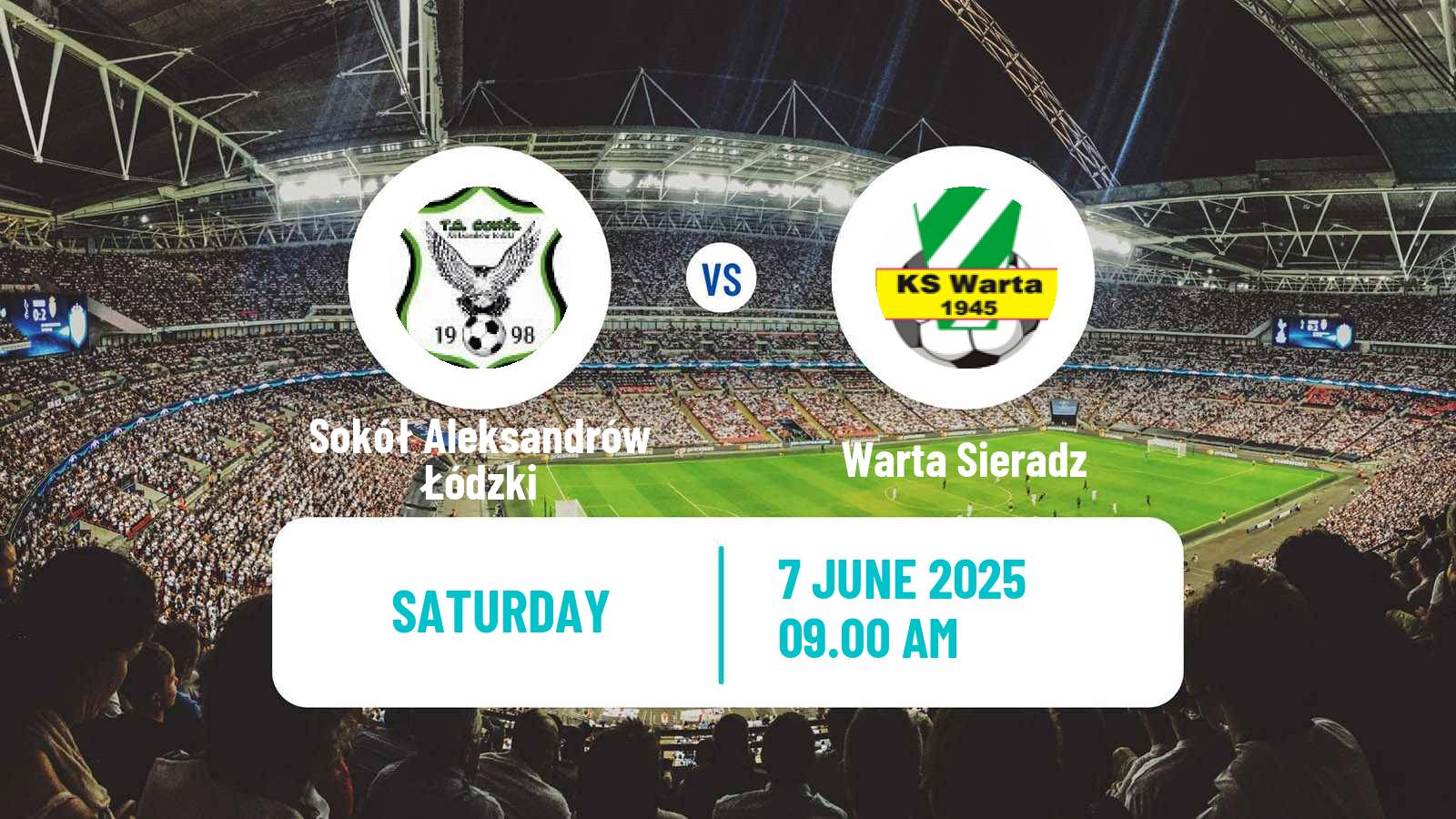 Soccer Polish Division 3 - Group I Sokół Aleksandrów Łódzki - Warta Sieradz