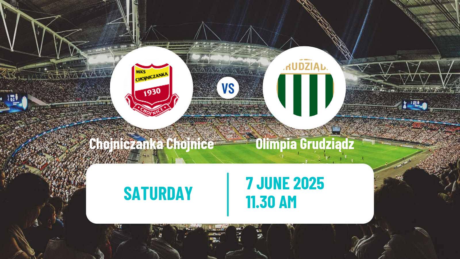 Soccer Polish Division 2 Chojniczanka Chojnice - Olimpia Grudziądz