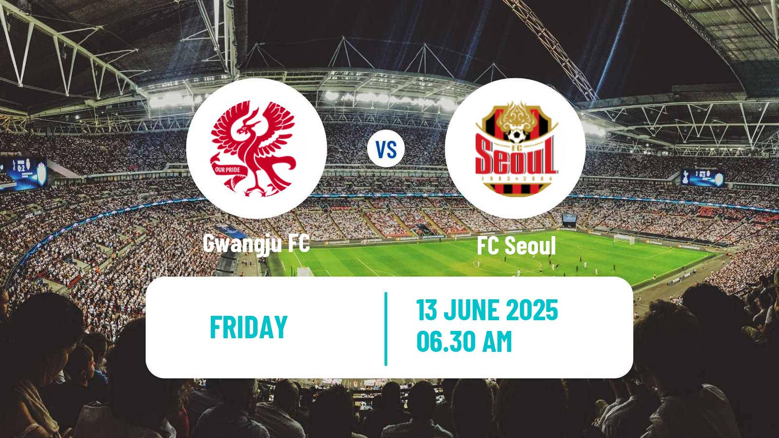 Soccer South Korean K-League 1 Gwangju - FC Seoul