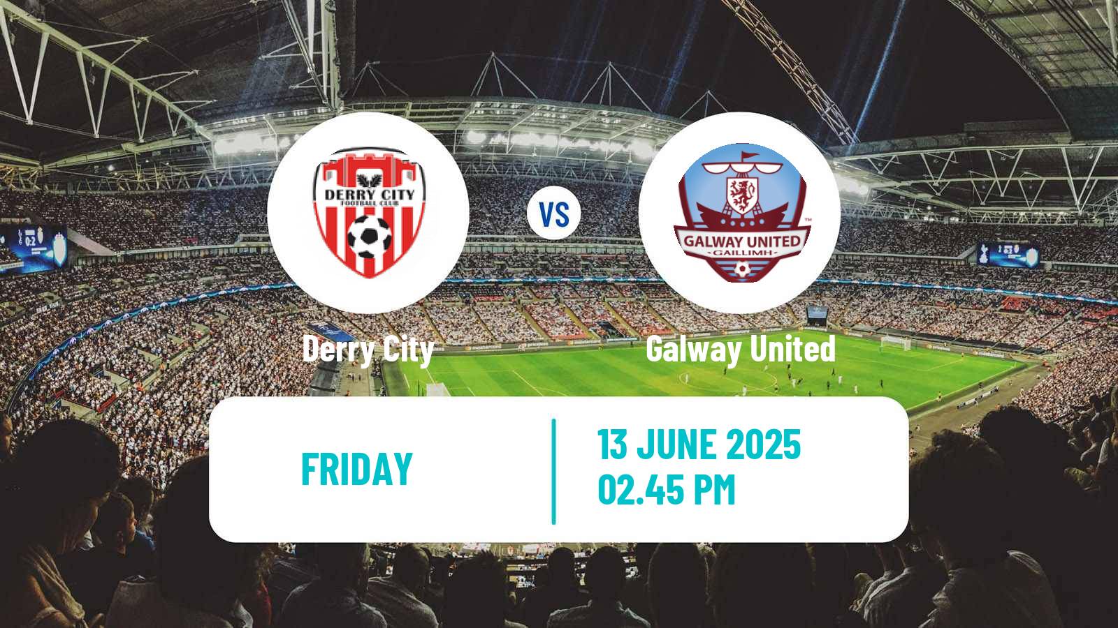 Soccer Irish Premier Division Derry City - Galway United