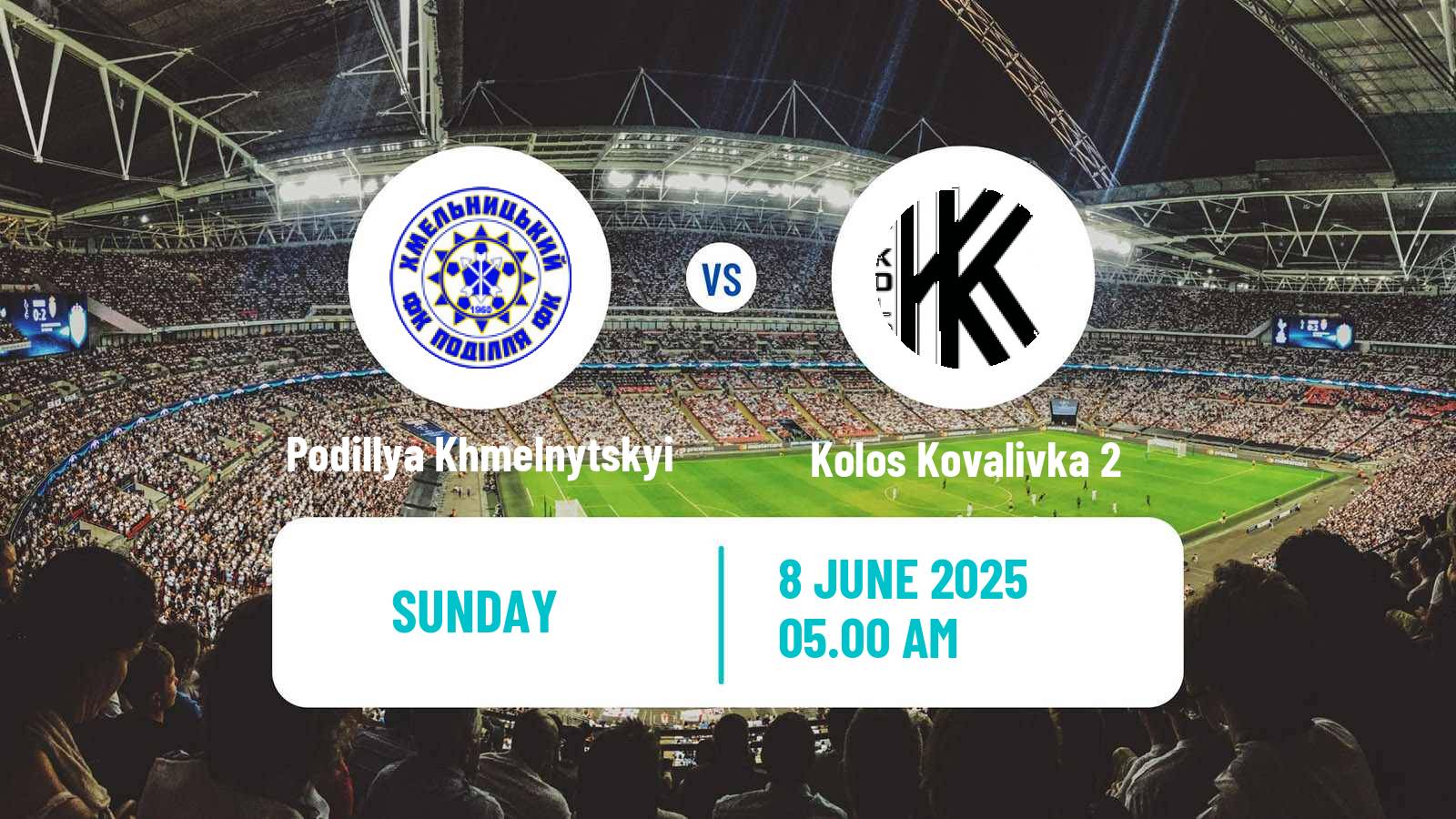 Football Ukrainian Persha Liga Podillya Khmelnytskyi - Kolos Kovalivka 2