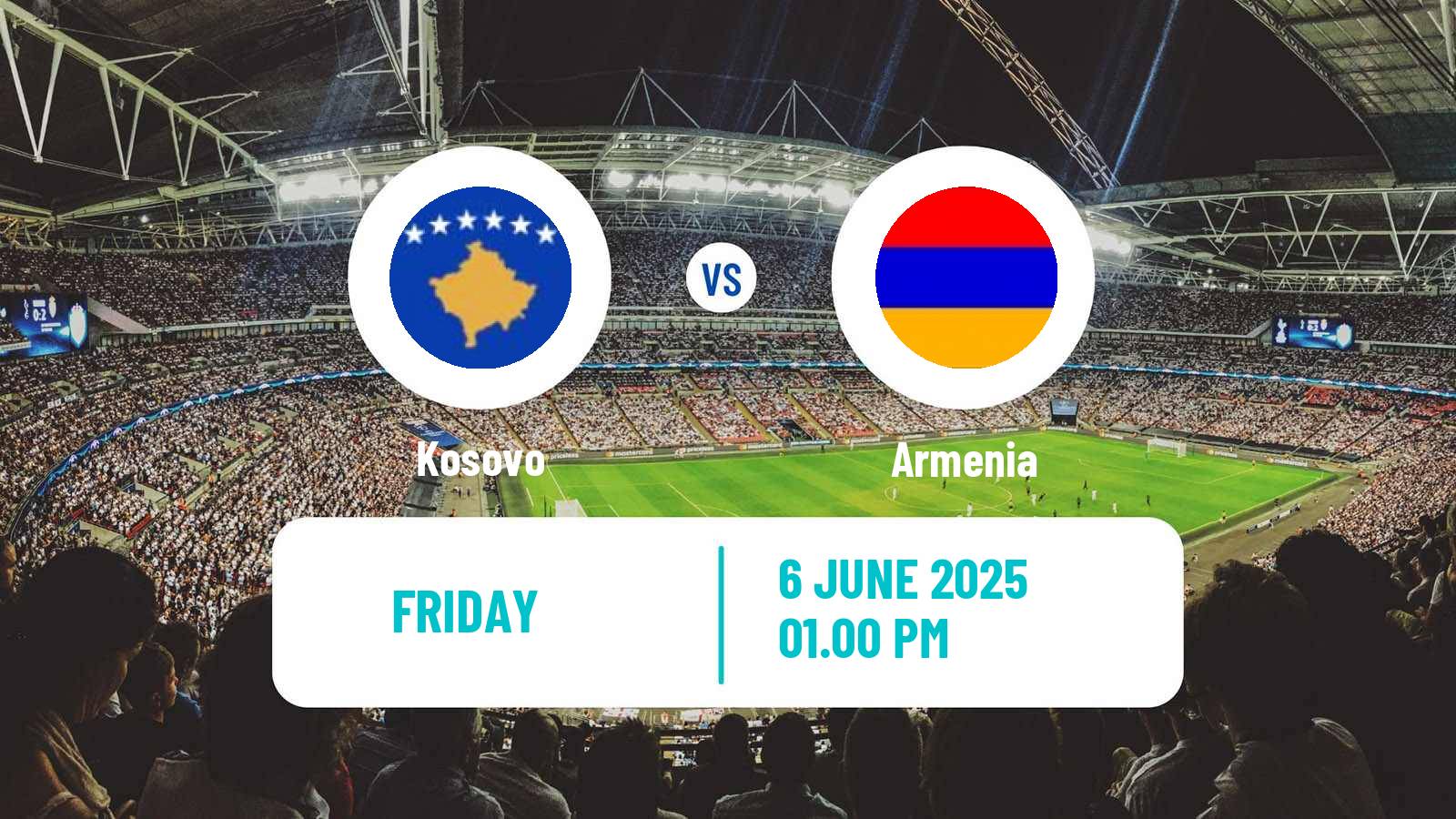Soccer Friendly Kosovo - Armenia