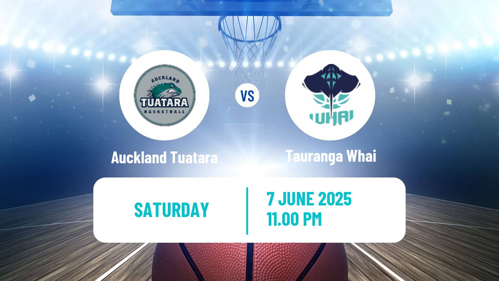 Basketball New Zealand NBL Auckland Tuatara - Tauranga Whai