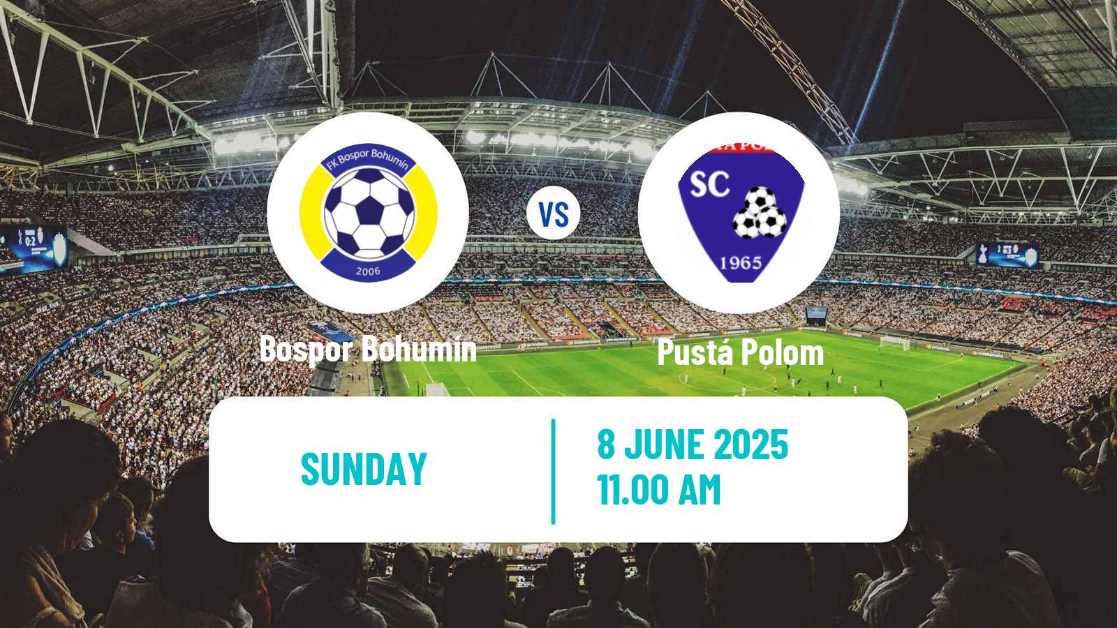 Soccer Czech Division F Bospor Bohumín - Pustá Polom