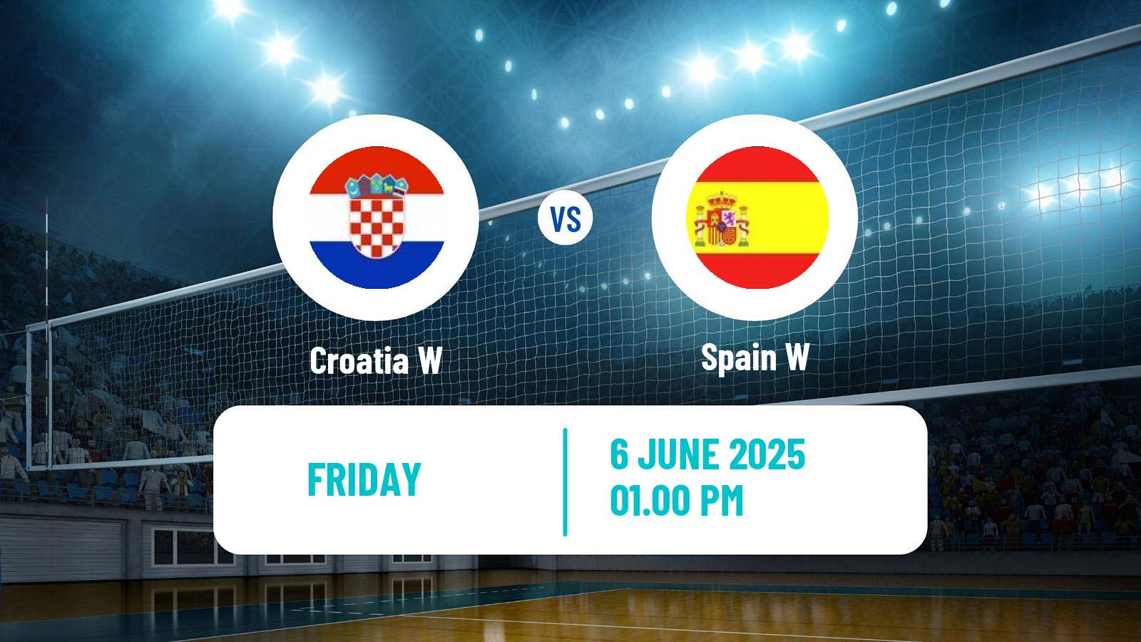Volleyball Golden European League Volleyball Women Croatia W - Spain W