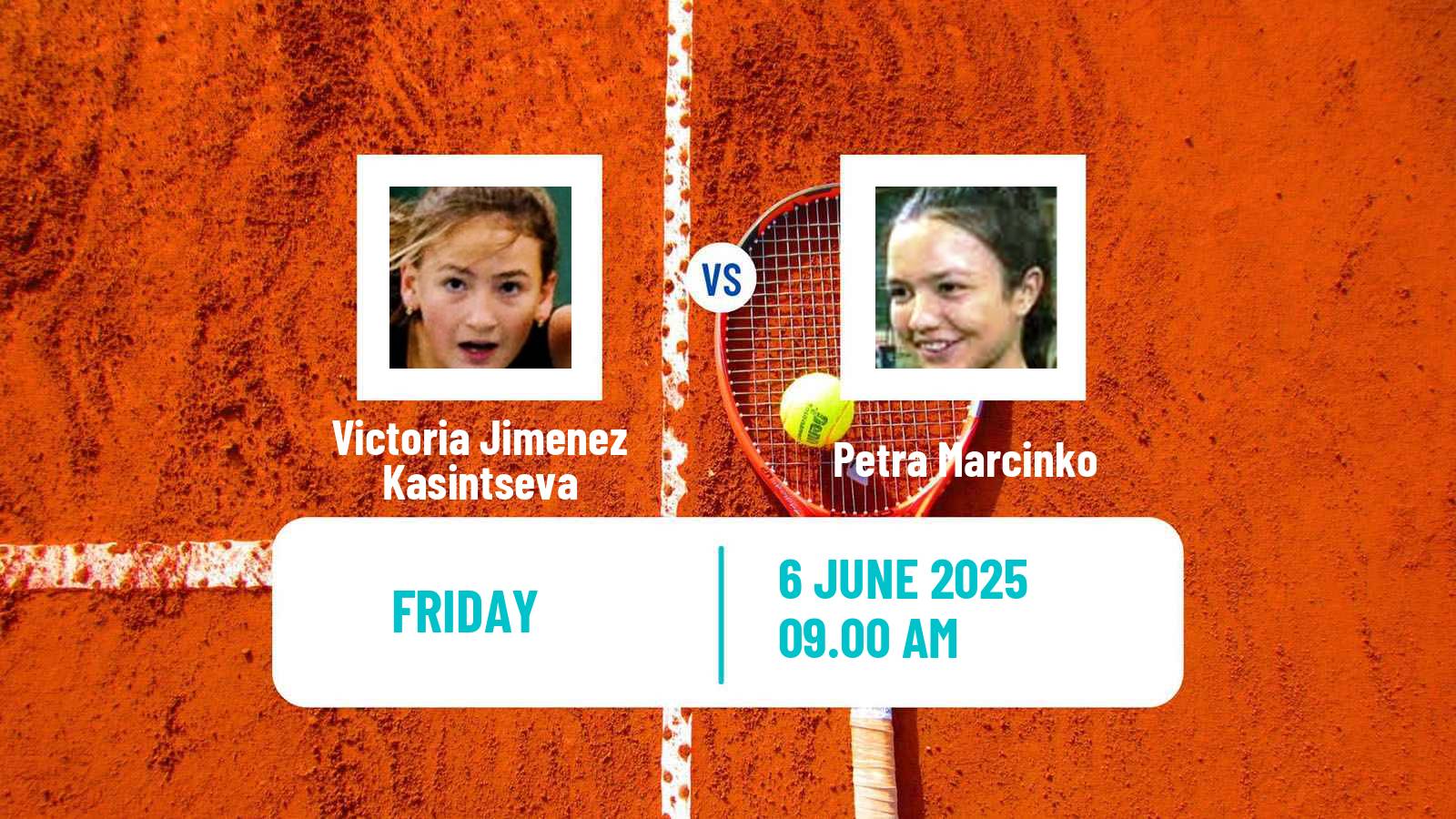 Tennis Makarska Challenger Women Victoria Jimenez Kasintseva - Petra Marcinko