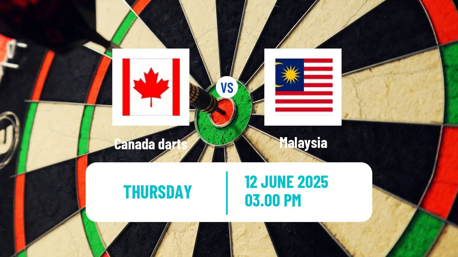 Darts World Cup Teams Canada - Malaysia