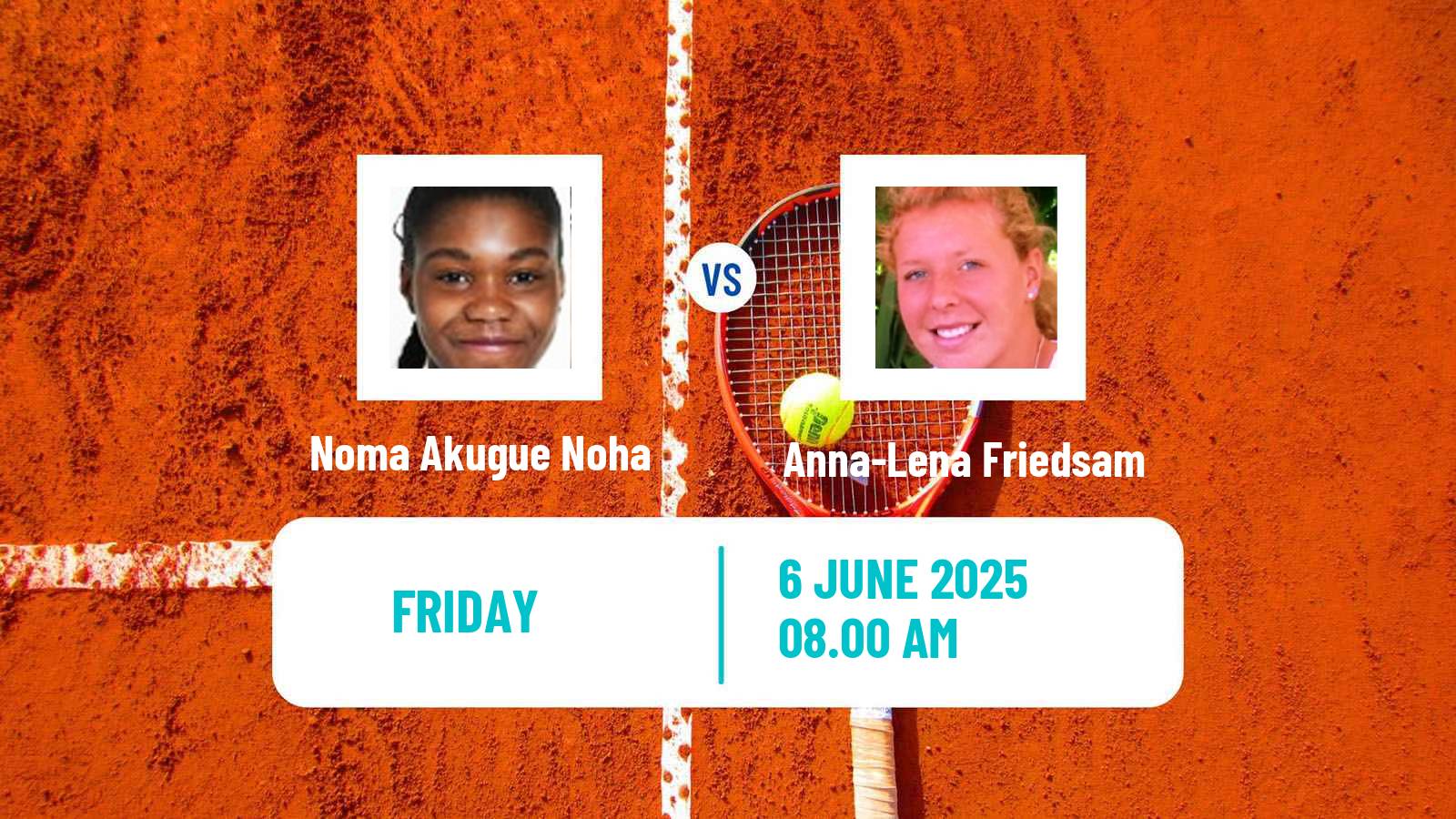 Tennis ITF W50 Troisdorf Women Noma Akugue Noha - Anna-Lena Friedsam