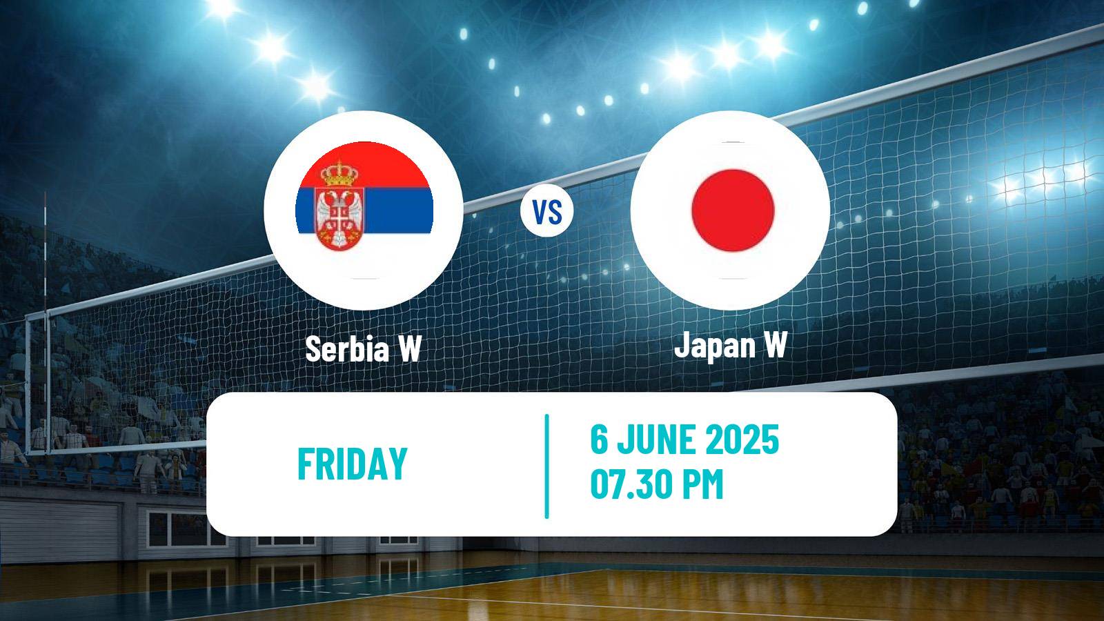 Volleyball Nations League Volleyball Women Serbia W - Japan W