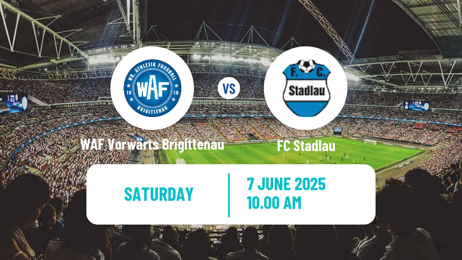 Football Austrian Landesliga Wien WAF Vorwärts Brigittenau - Stadlau