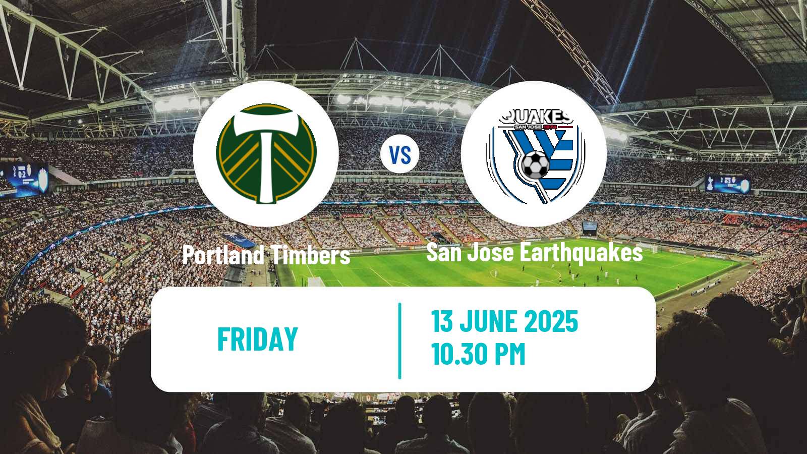 Soccer MLS Portland Timbers - San Jose Earthquakes