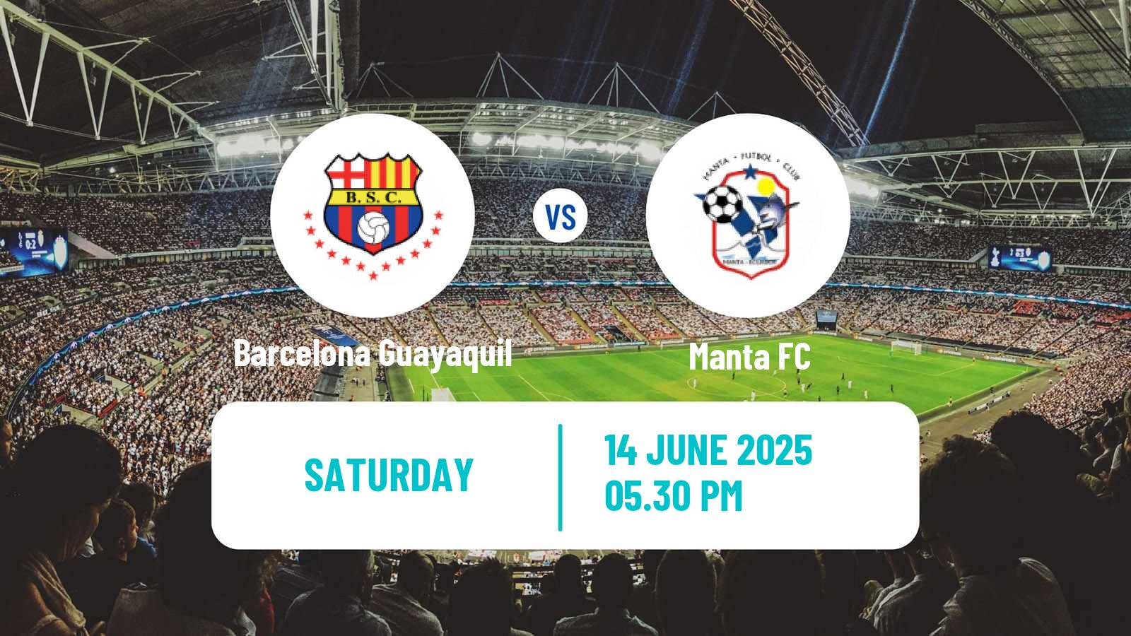 Soccer Ecuadorian Liga Pro Barcelona Guayaquil - Manta