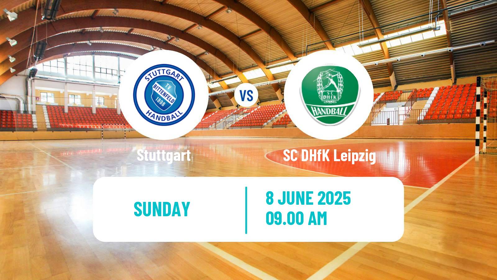 Handball German Bundesliga Handball Stuttgart - SC DHfK Leipzig