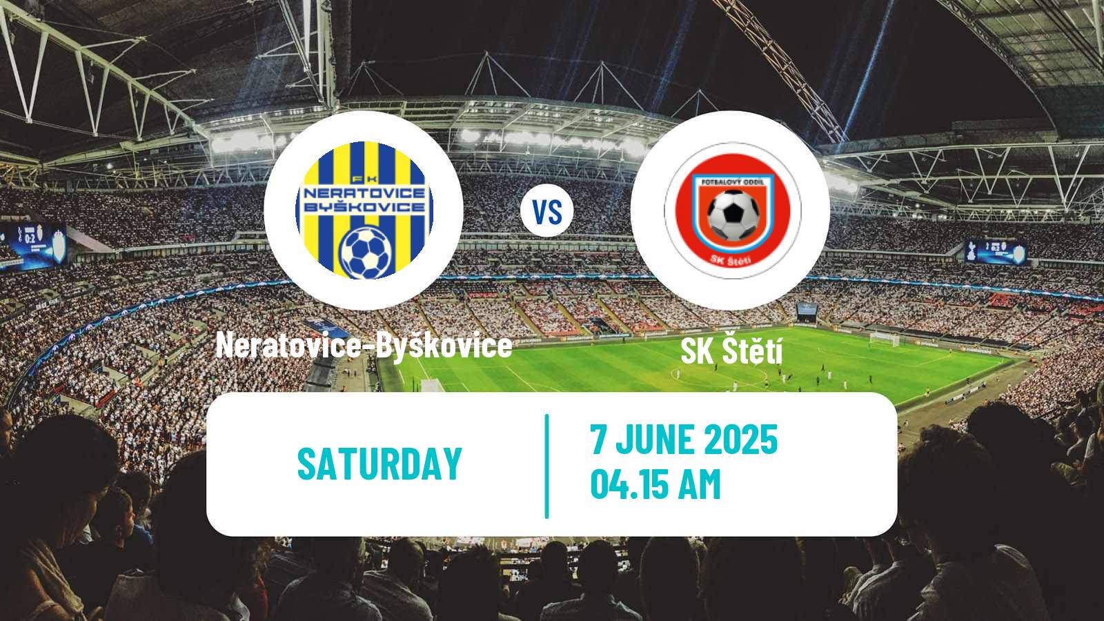 Soccer Czech Division B Neratovice–Byškovice - Štětí