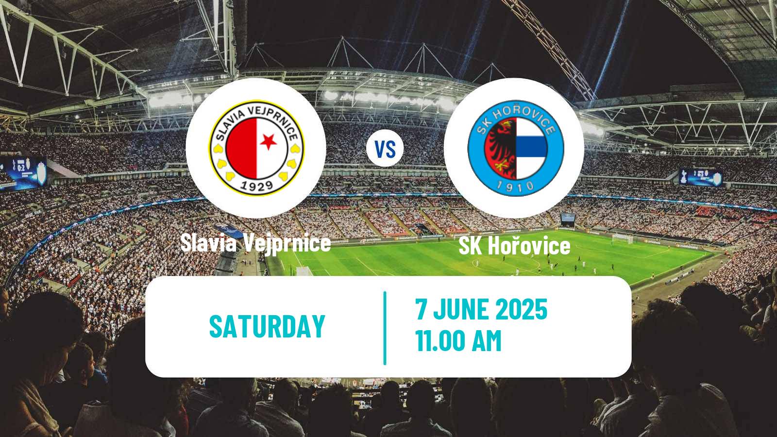 Soccer Czech Division A Slavia Vejprnice - Hořovice