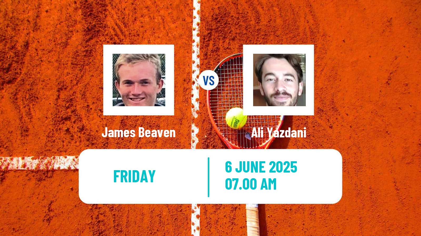 Tennis ITF M15 Kayseri 2 Men James Beaven - Ali Yazdani