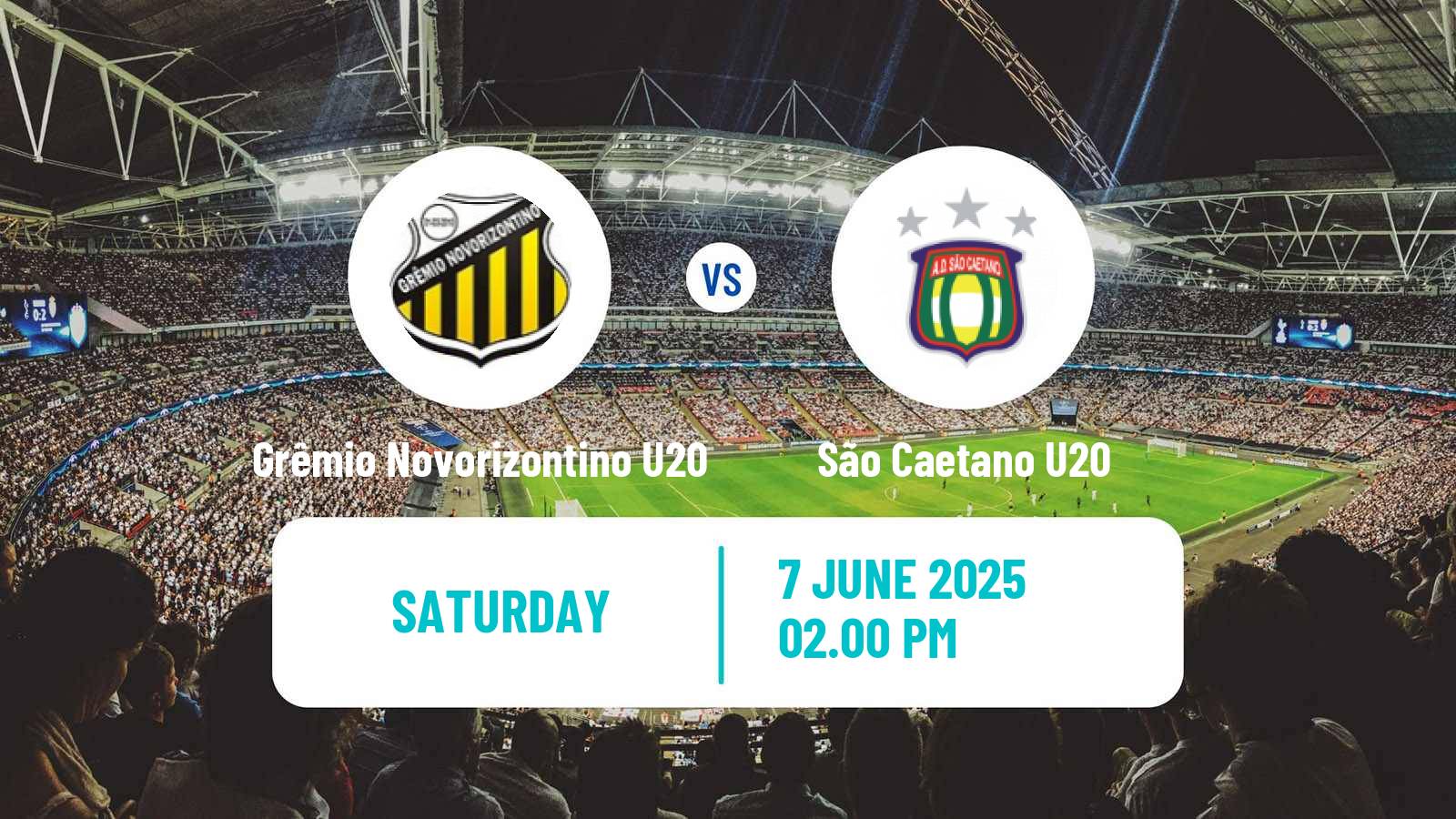 Soccer Brazilian Paulista U20 Grêmio Novorizontino U20 - São Caetano U20