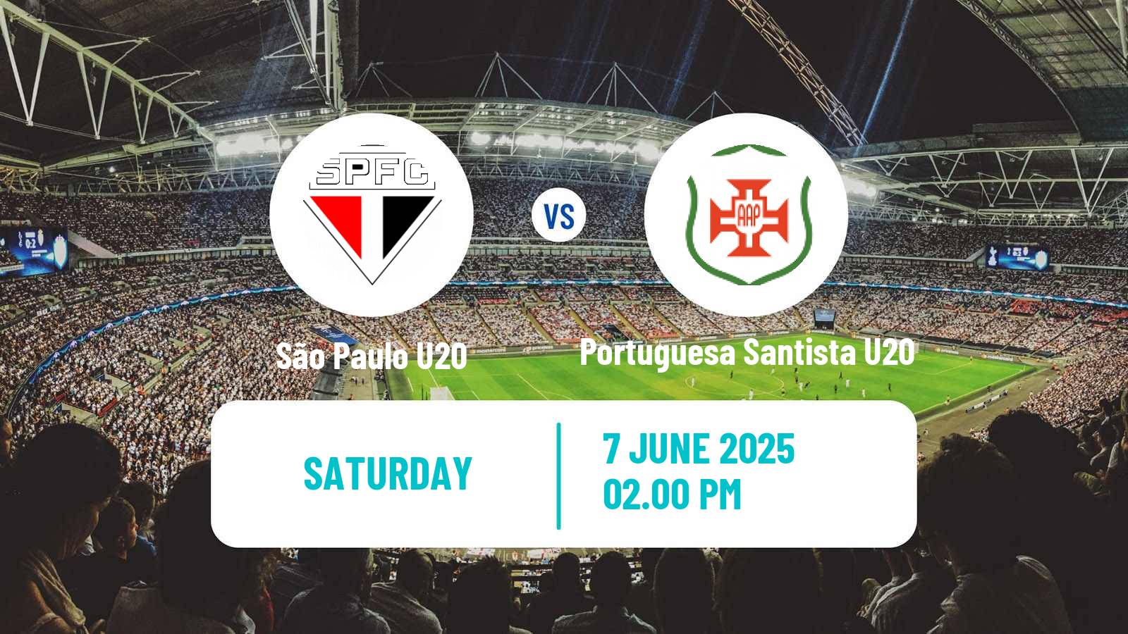 Soccer Brazilian Paulista U20 São Paulo U20 - Portuguesa Santista U20